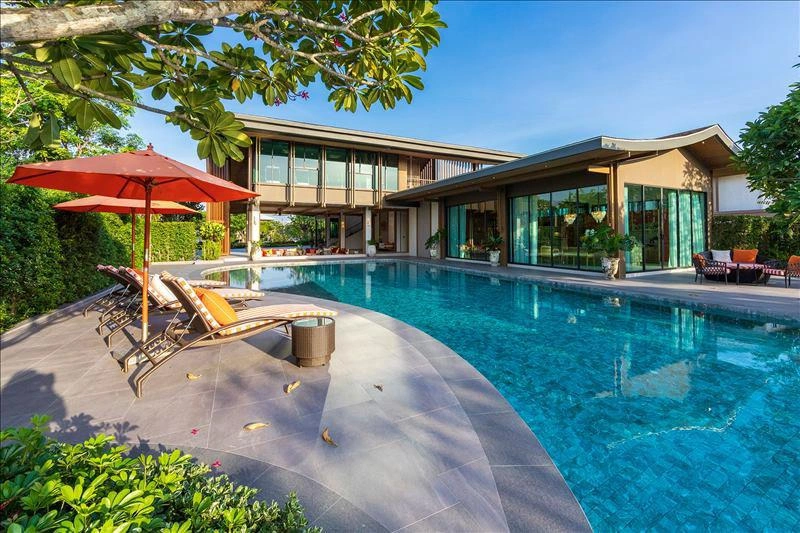 Apartments in a residential complex in Bangkok, Thailand