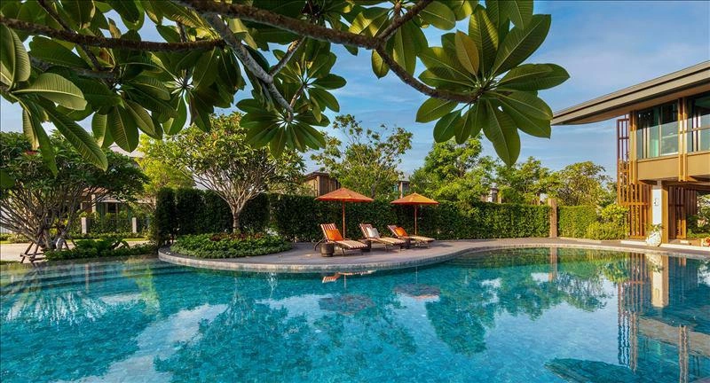 Apartments in a residential complex in Bangkok, Thailand