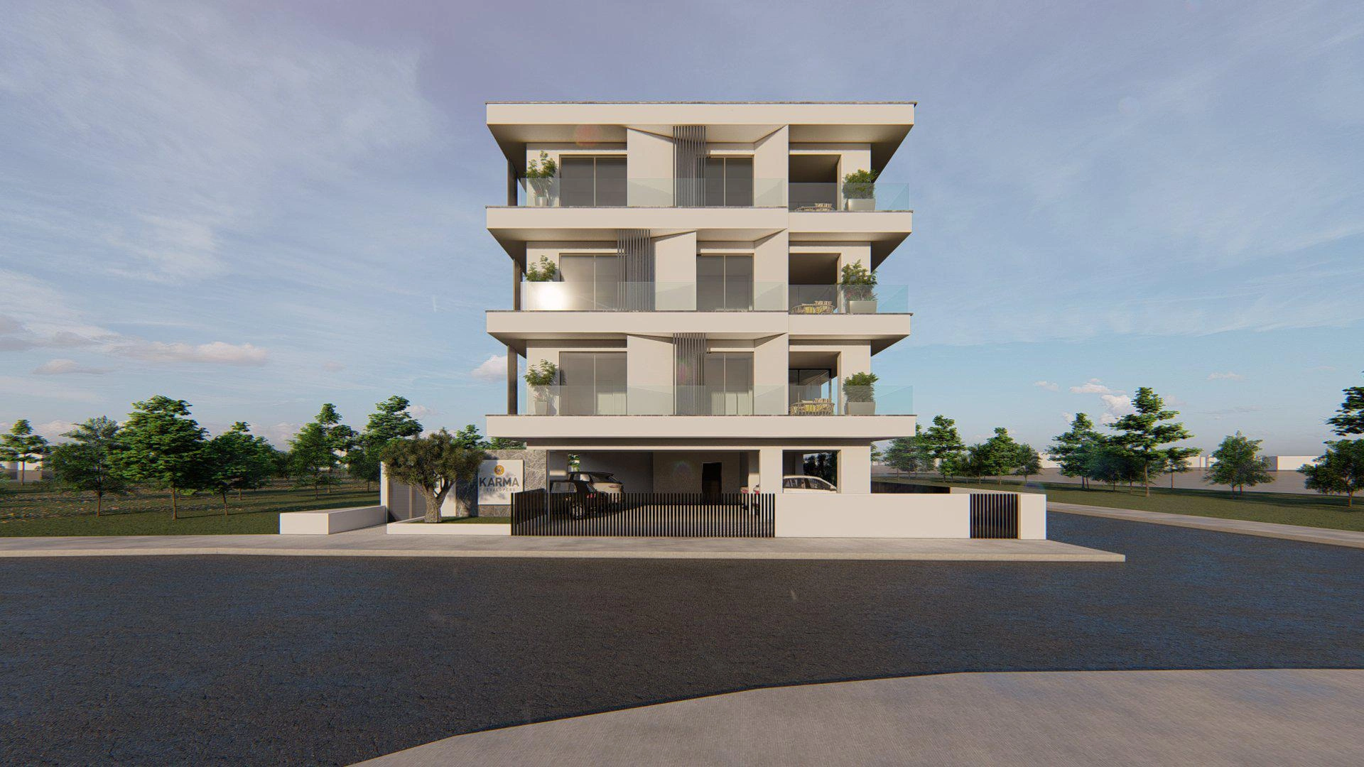 Low-rise apartments with parking in Famagusta, Cyprus