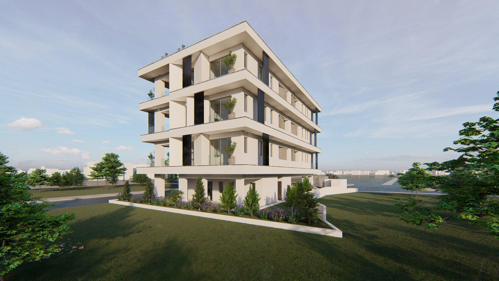 Low-rise apartments with parking in Famagusta, Cyprus