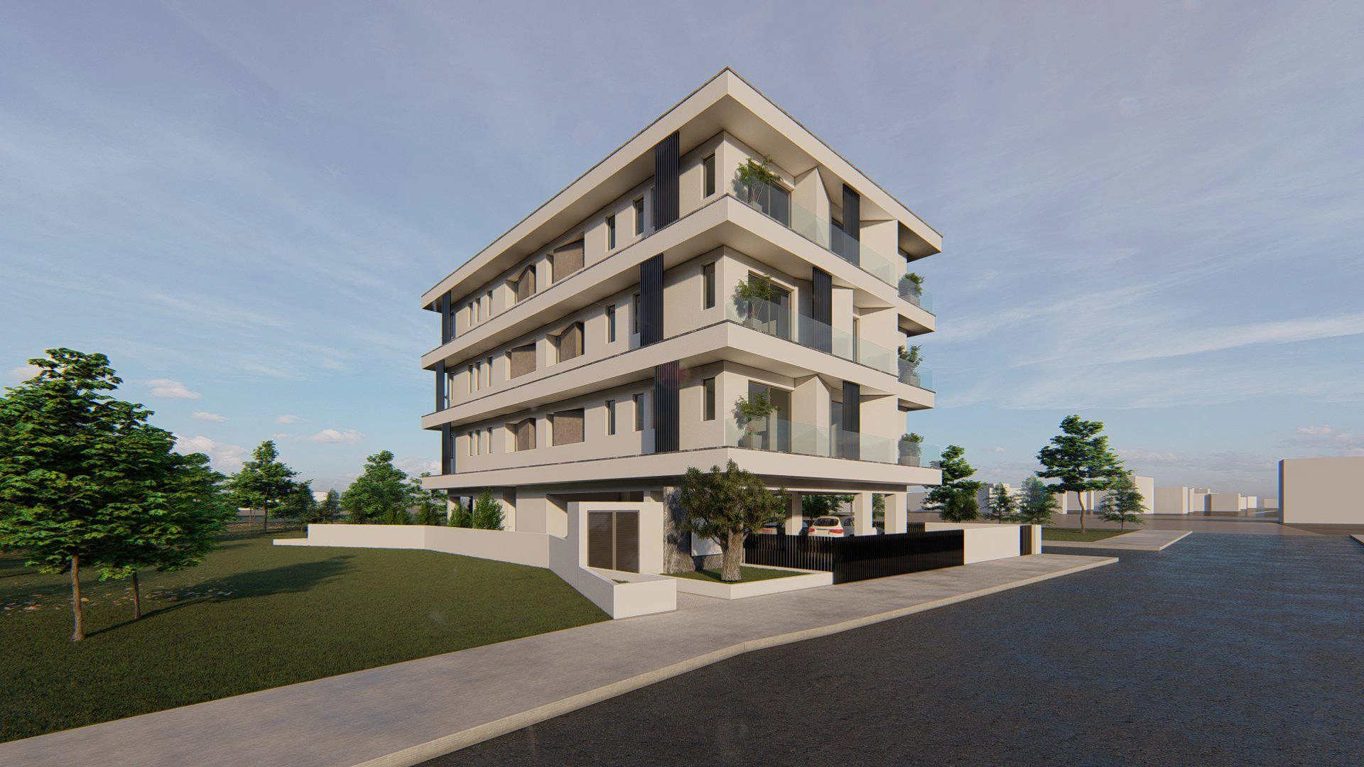 Low-rise apartments with parking in Famagusta, Cyprus