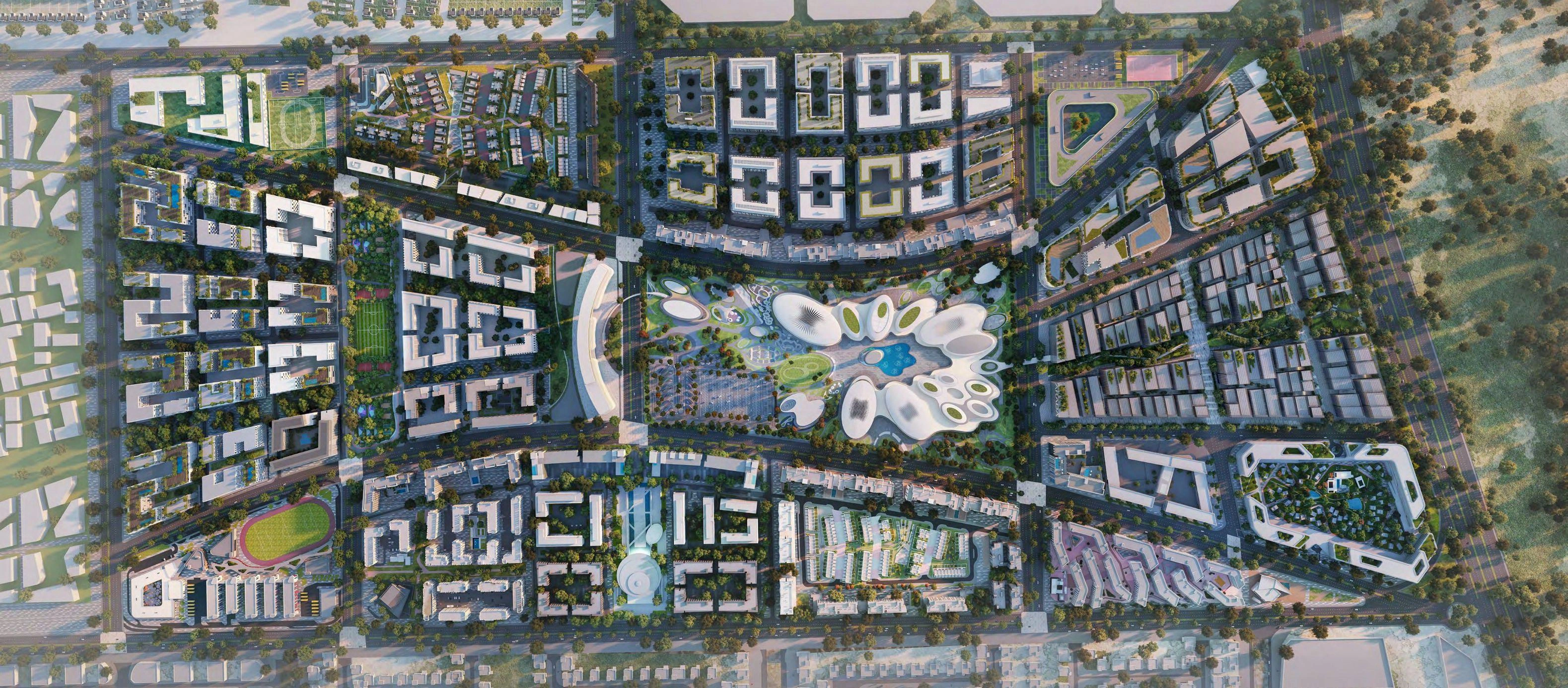 Aljada‑Rove公寓,阿拉伯联合酋长国,沙迦