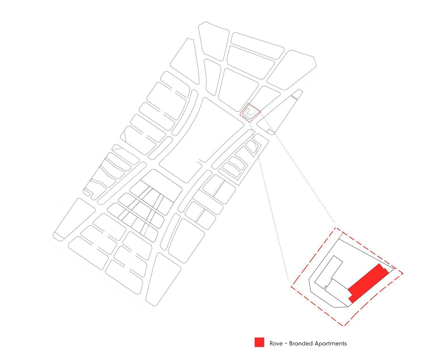 Aljada‑Rove公寓,阿拉伯联合酋长国,沙迦