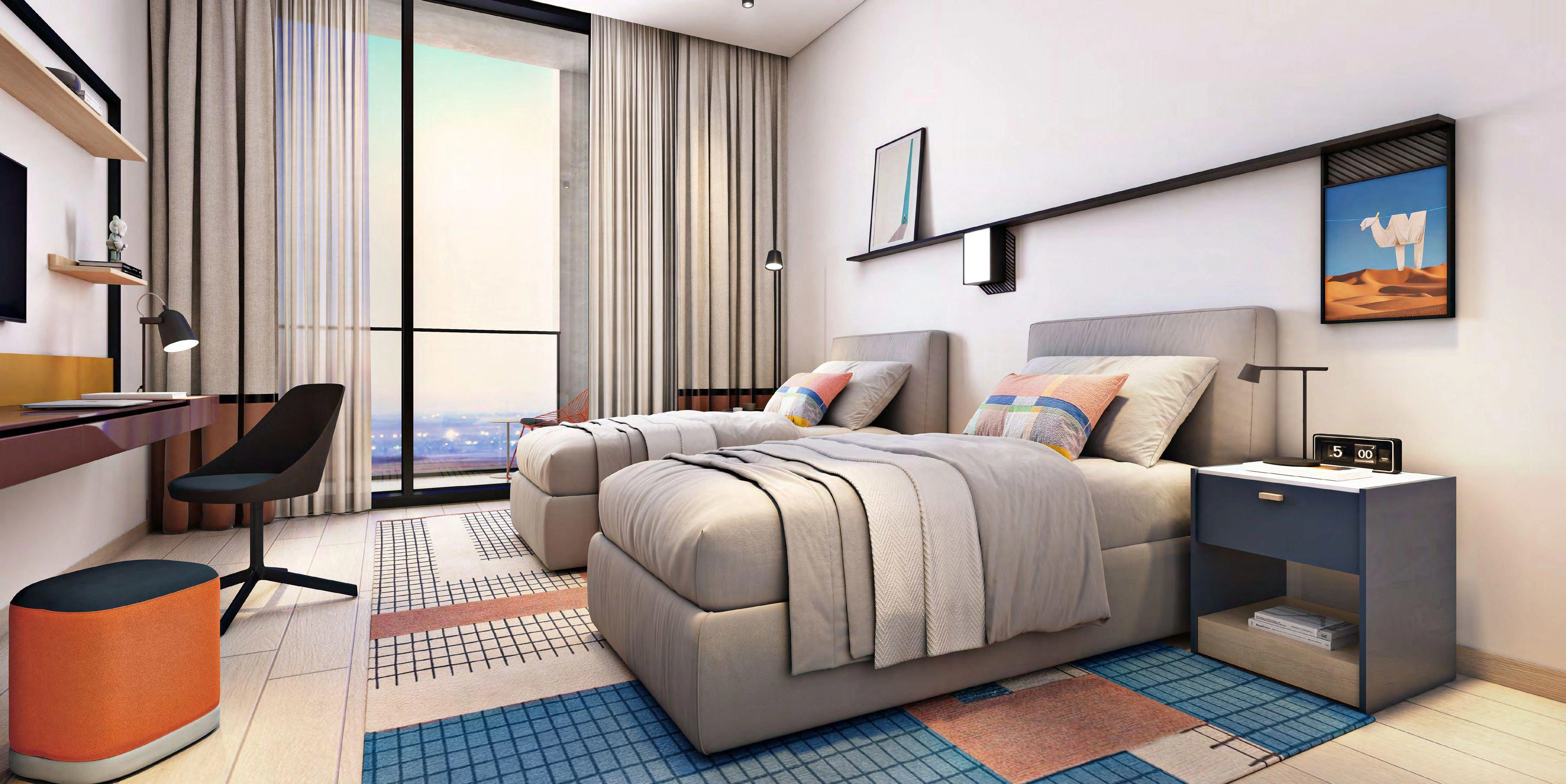 Aljada‑Rove公寓,阿拉伯联合酋长国,沙迦