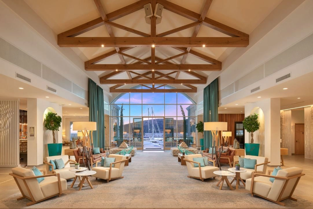 One of seven hotels in the Lustica Bay area, Montenegro