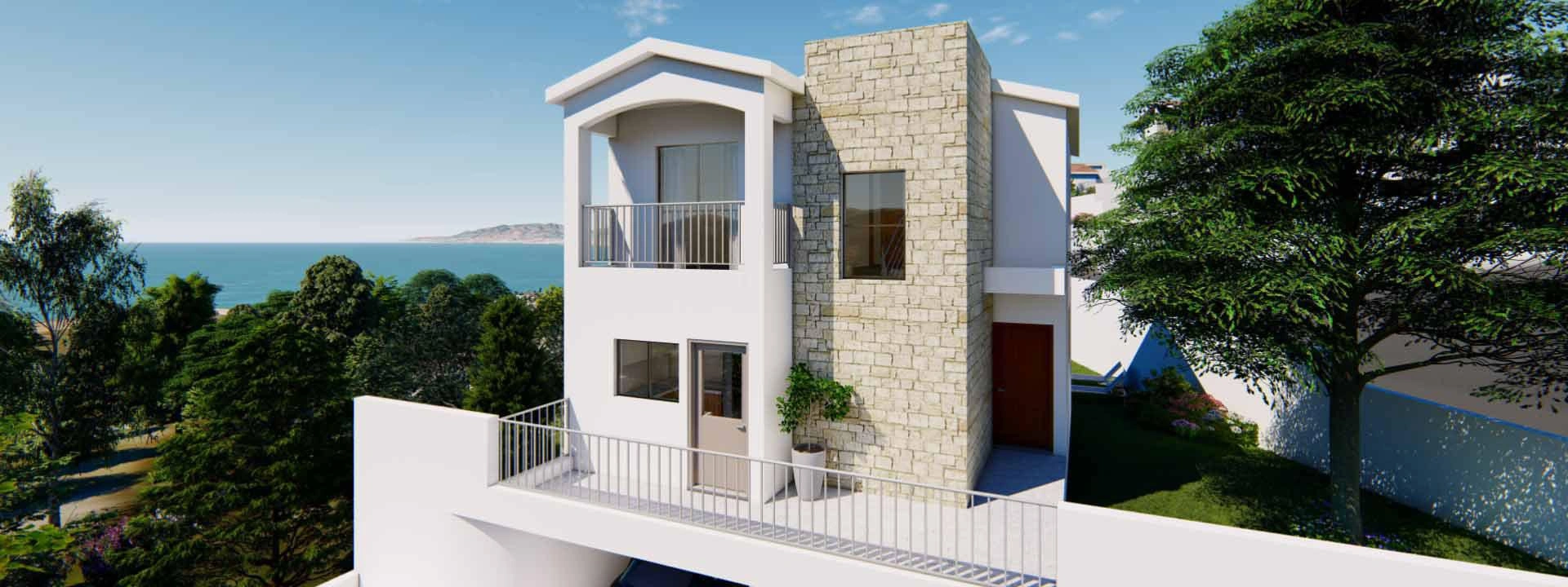 Villas in a new development project in Paphos, Cyprus
