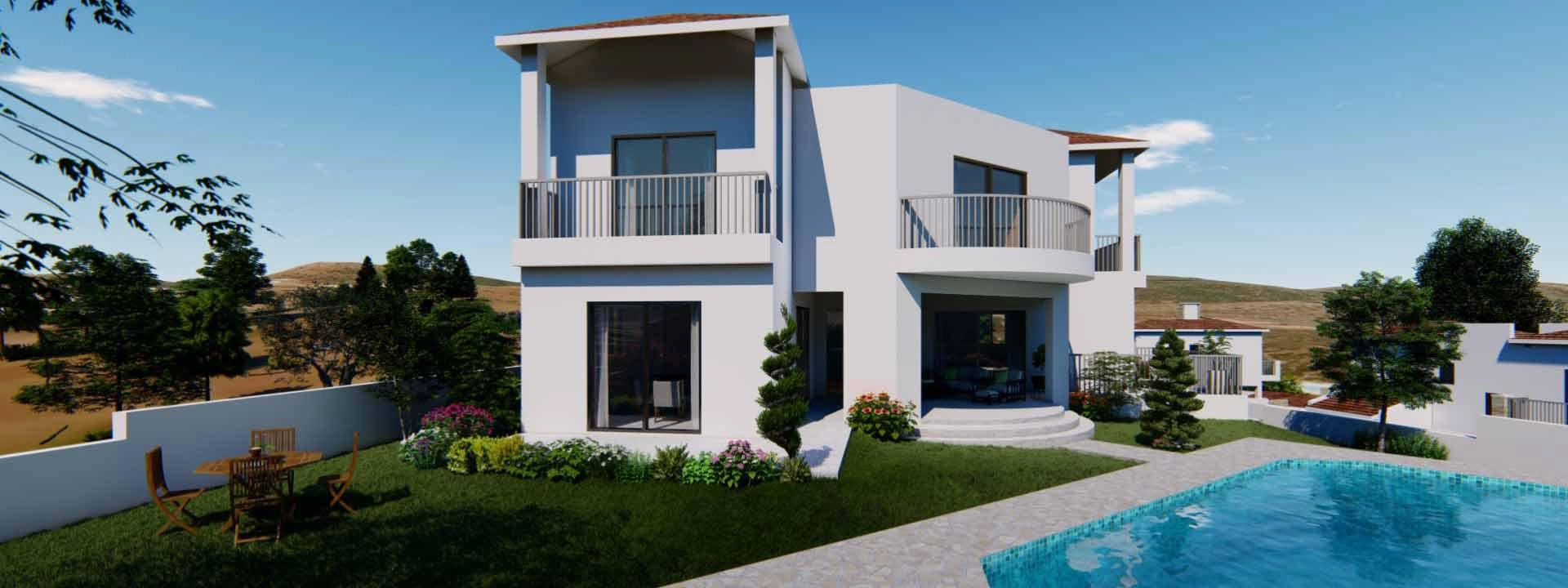 Villas in a new development project in Paphos, Cyprus