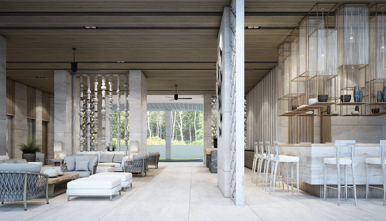 Apartments in a condo hotel on Mai Khao Beach, Phuket, Thailand