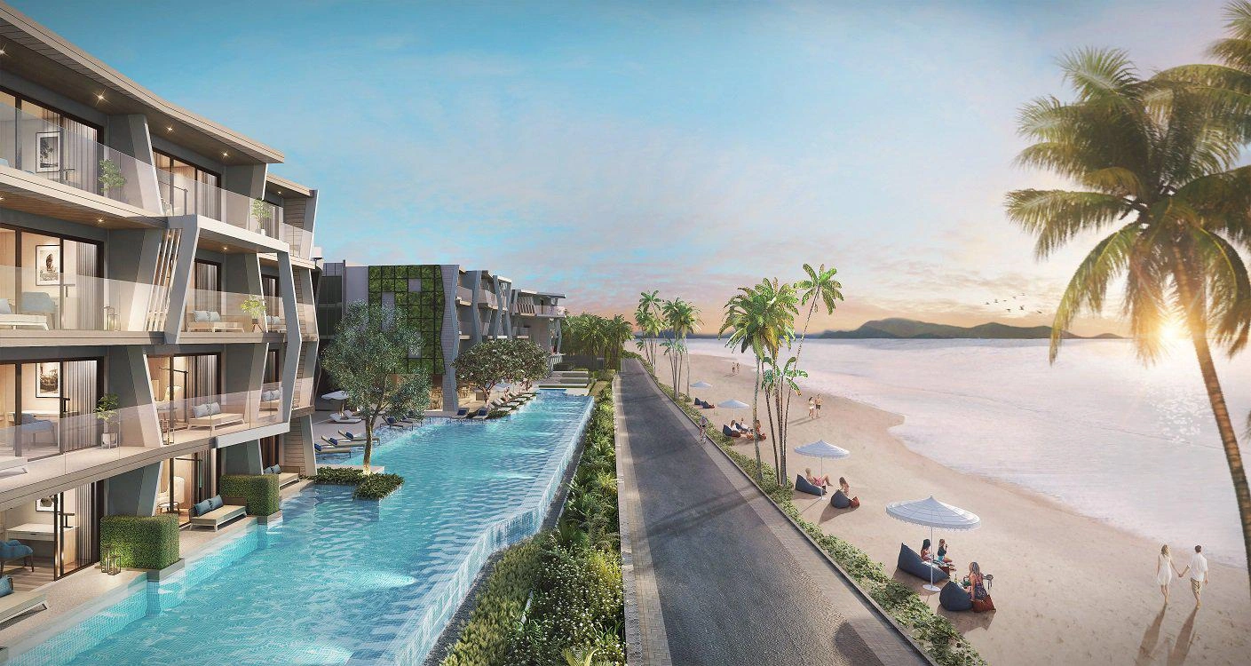 Apartments in a condo hotel on Mai Khao Beach, Phuket, Thailand