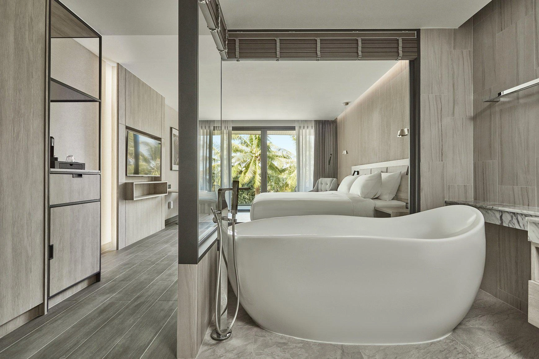 Apartments in a condo hotel on Mai Khao Beach, Phuket, Thailand