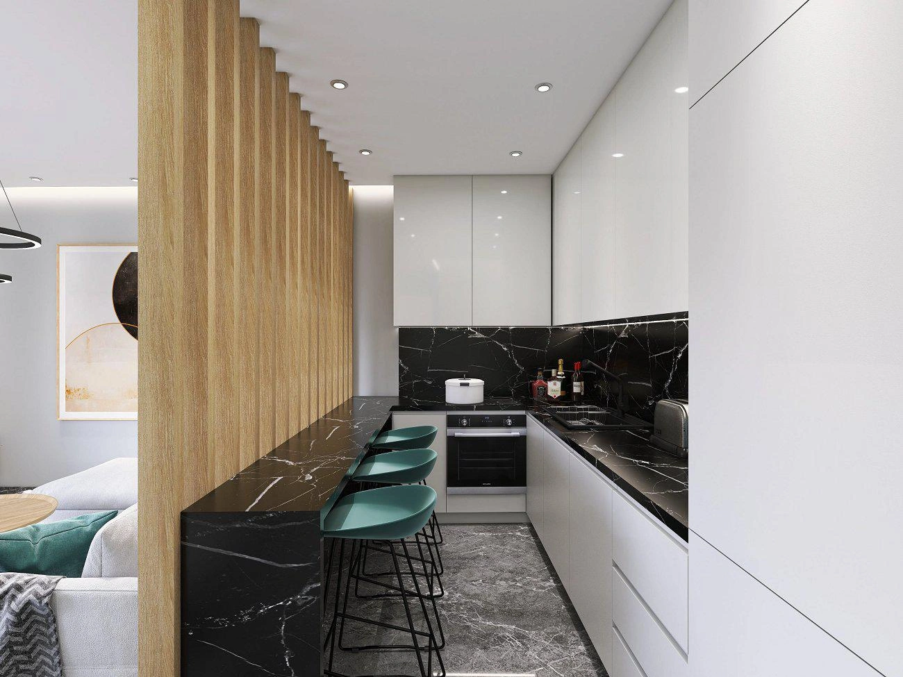 شقق في مجمع سكني في أتيكا، اليونان