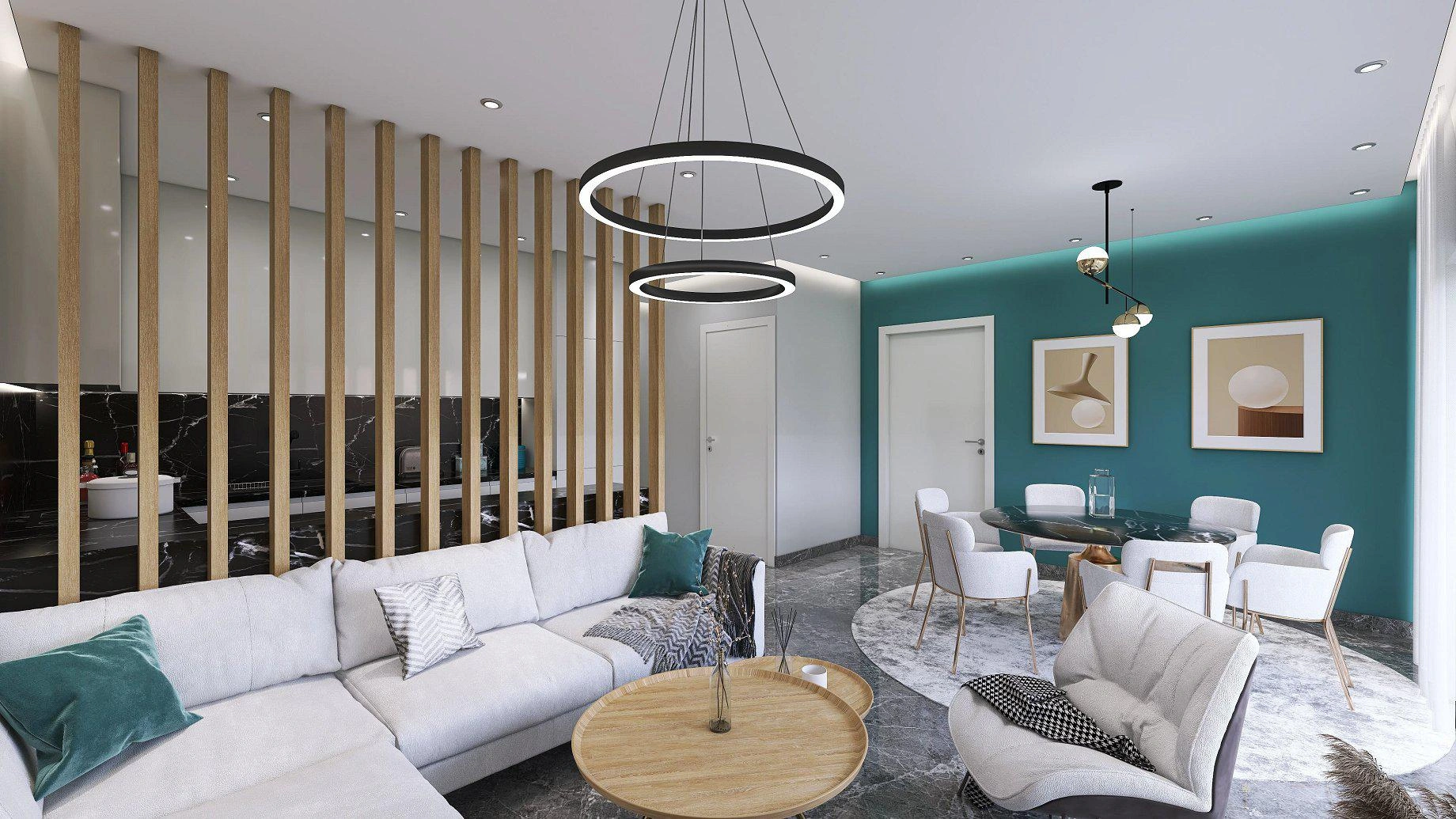 شقق في مجمع سكني في أتيكا، اليونان