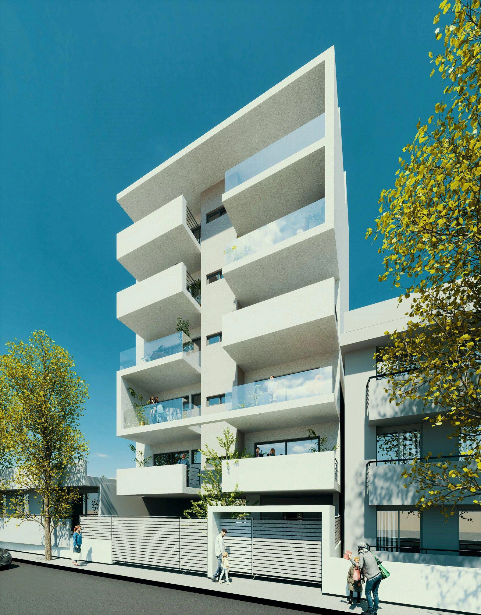 شقق في مجمع سكني عصري في أتيكا، اليونان