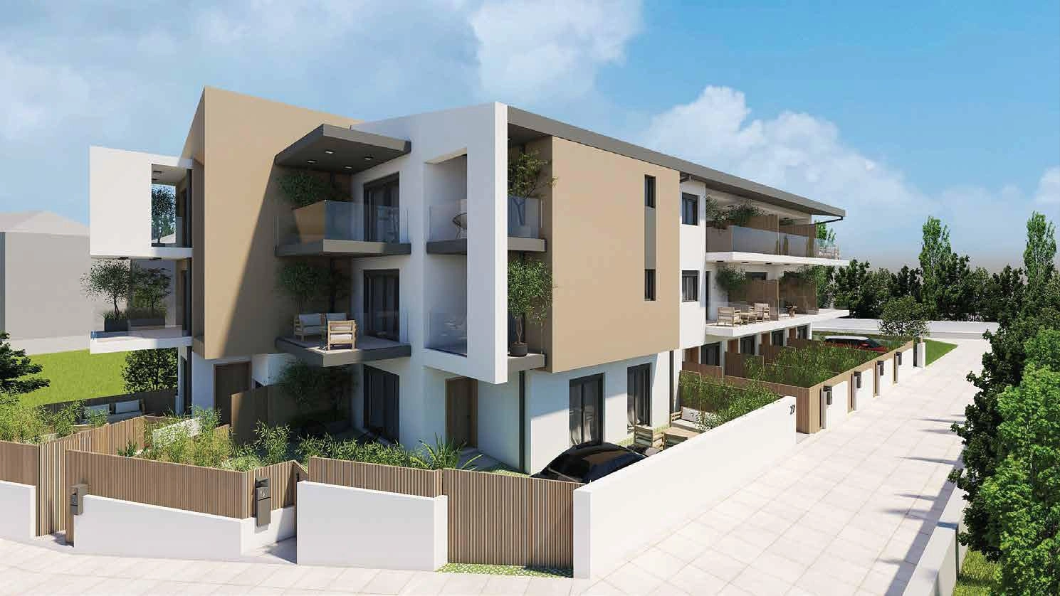 Apartments in a modern residential complex in Gerakas, Attica, Greece
