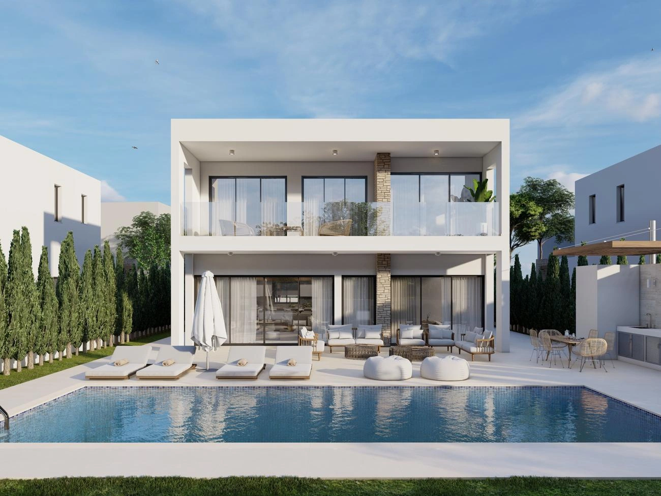 ویلاهای ساحلی در پافوس، قبرس