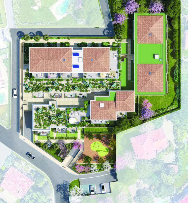 法国普罗旺斯-阿尔卑斯-蔚蓝海岸住宅小区内的公寓