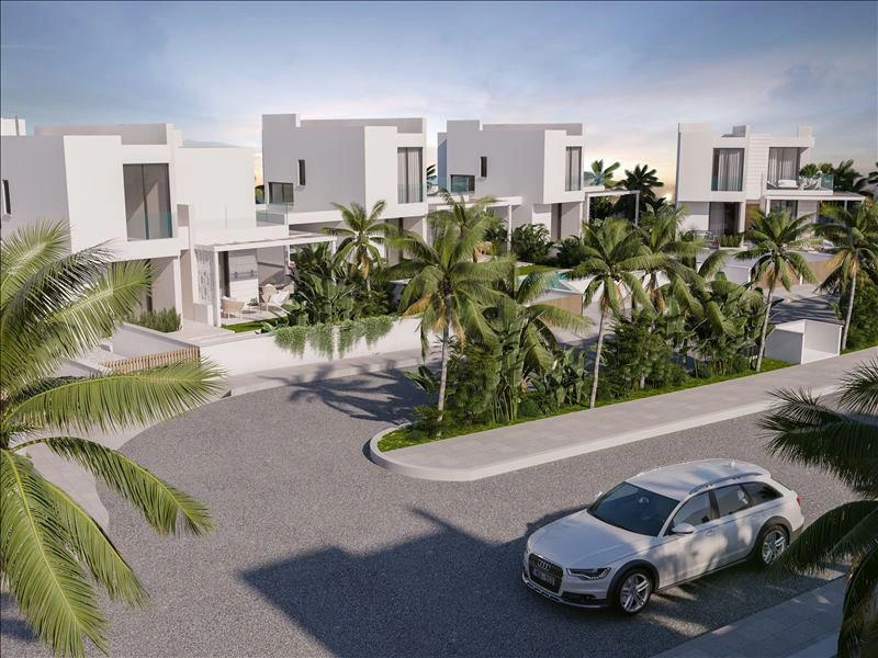 Villas in a modern residential complex in Famagusta, Cyprus