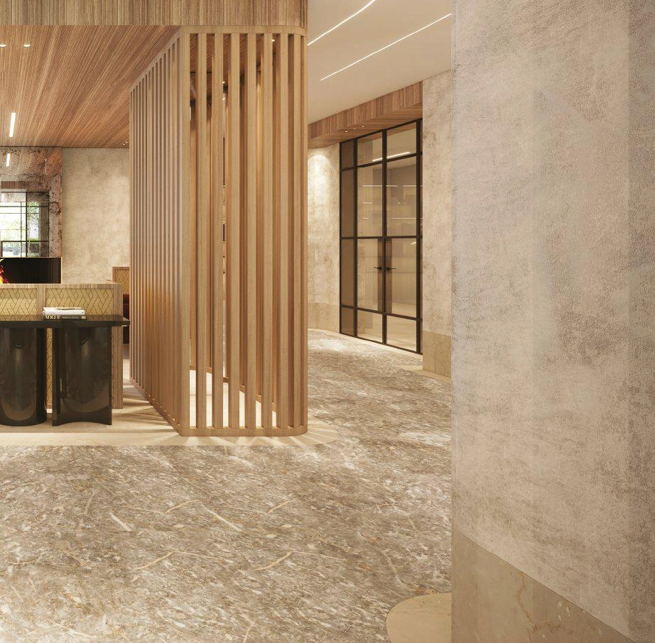 位于法国讷伊-苏尔-塞纳的现代住宅综合体内的公寓