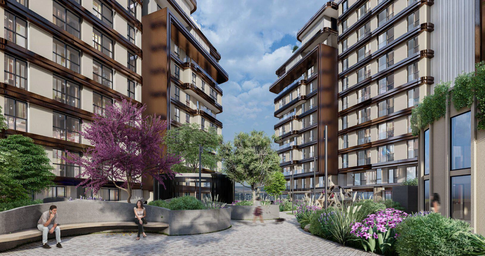 آپارتمانها در یک مجتمع مسکونی در Kığıthane، Istanbul، Turkiye