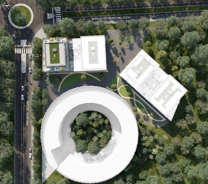 Appartements dans un ensemble résidentiel moderne en Île-de-France, France