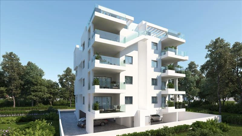 Apartments in a modern residential complex in Larnaca, Cyprus