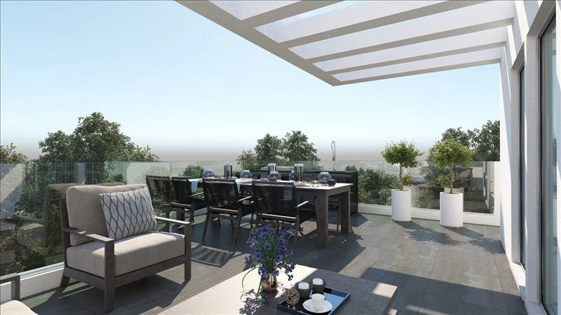 Apartments in a modern residential complex in Larnaca, Cyprus