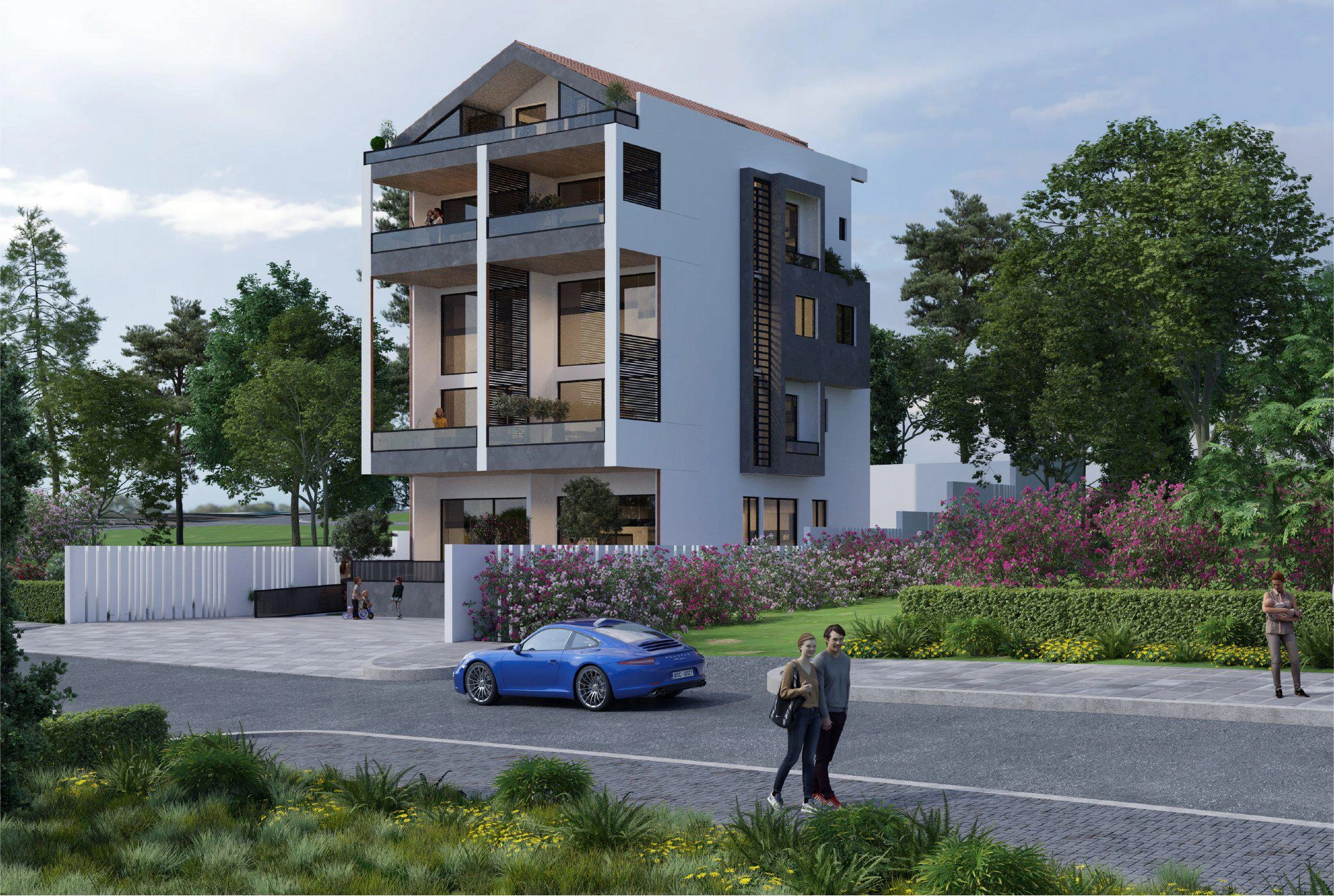 شقق في مجمّع سكني حديث في أتيكا، اليونان