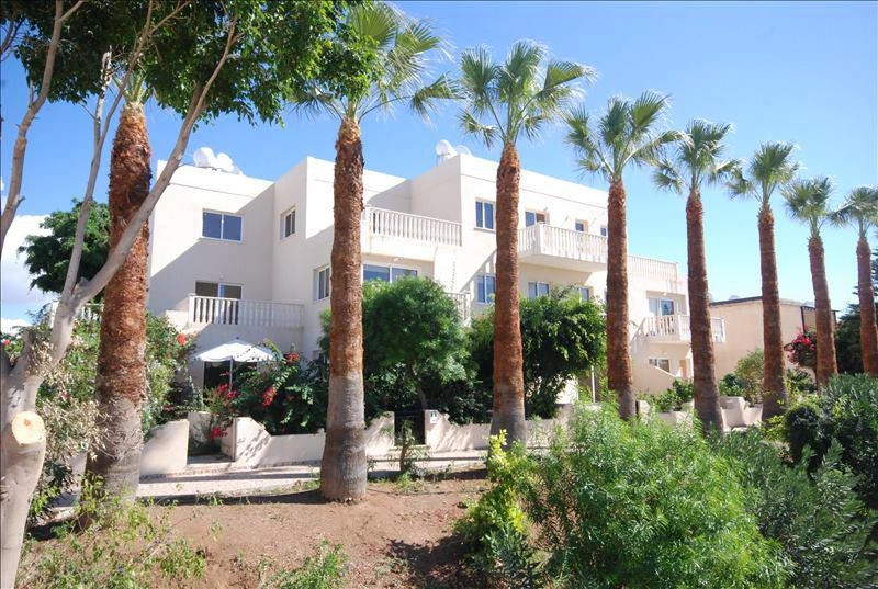 Townhouses with a swimming pool and garden in Paphos, Cyprus