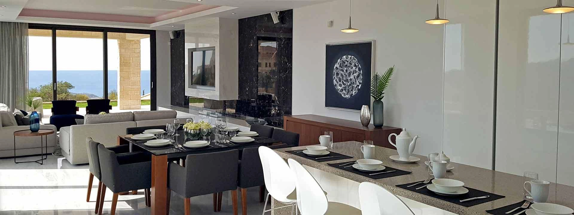 ویلاها در یک مجتمع مسکونی مدرن در پافوس، قبرس