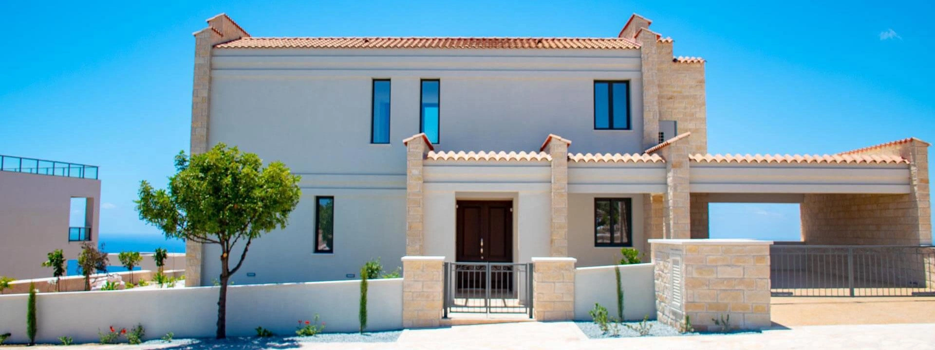 ویلاها در یک مجتمع مسکونی مدرن در پافوس، قبرس