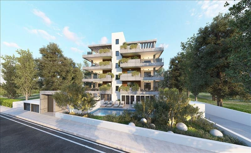 Chloraka, Paphos, Cyprus के आधुनिक आवासीय परिसर में अपार्टमेंट