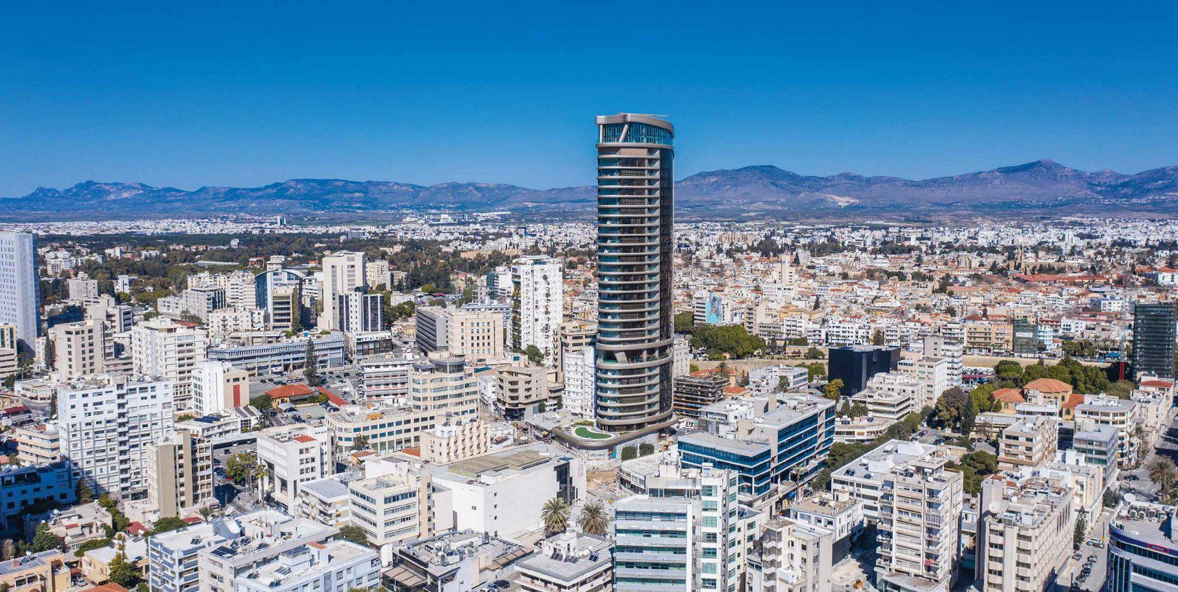 塞浦路斯尼科西亚现代住宅综合体内的公寓