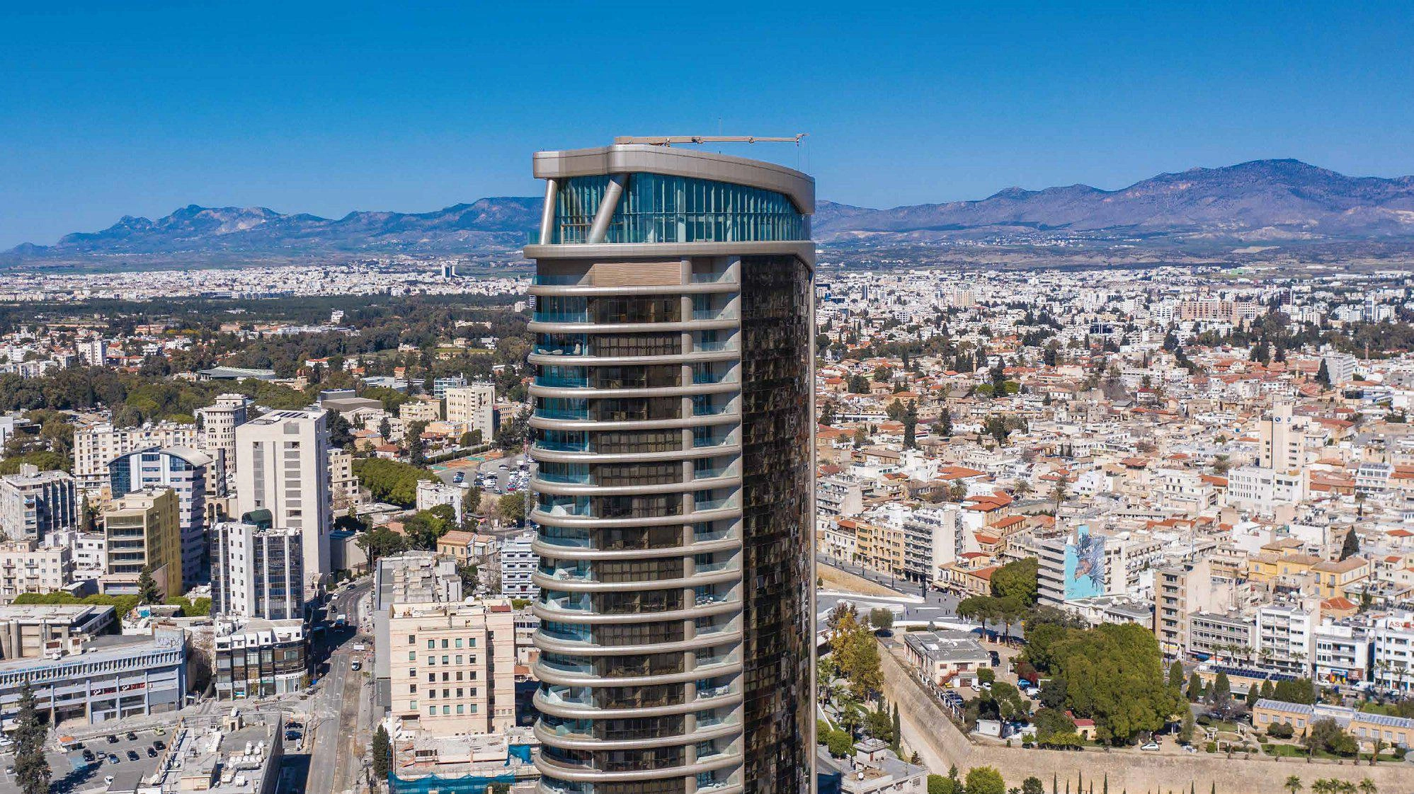 塞浦路斯尼科西亚现代住宅综合体内的公寓