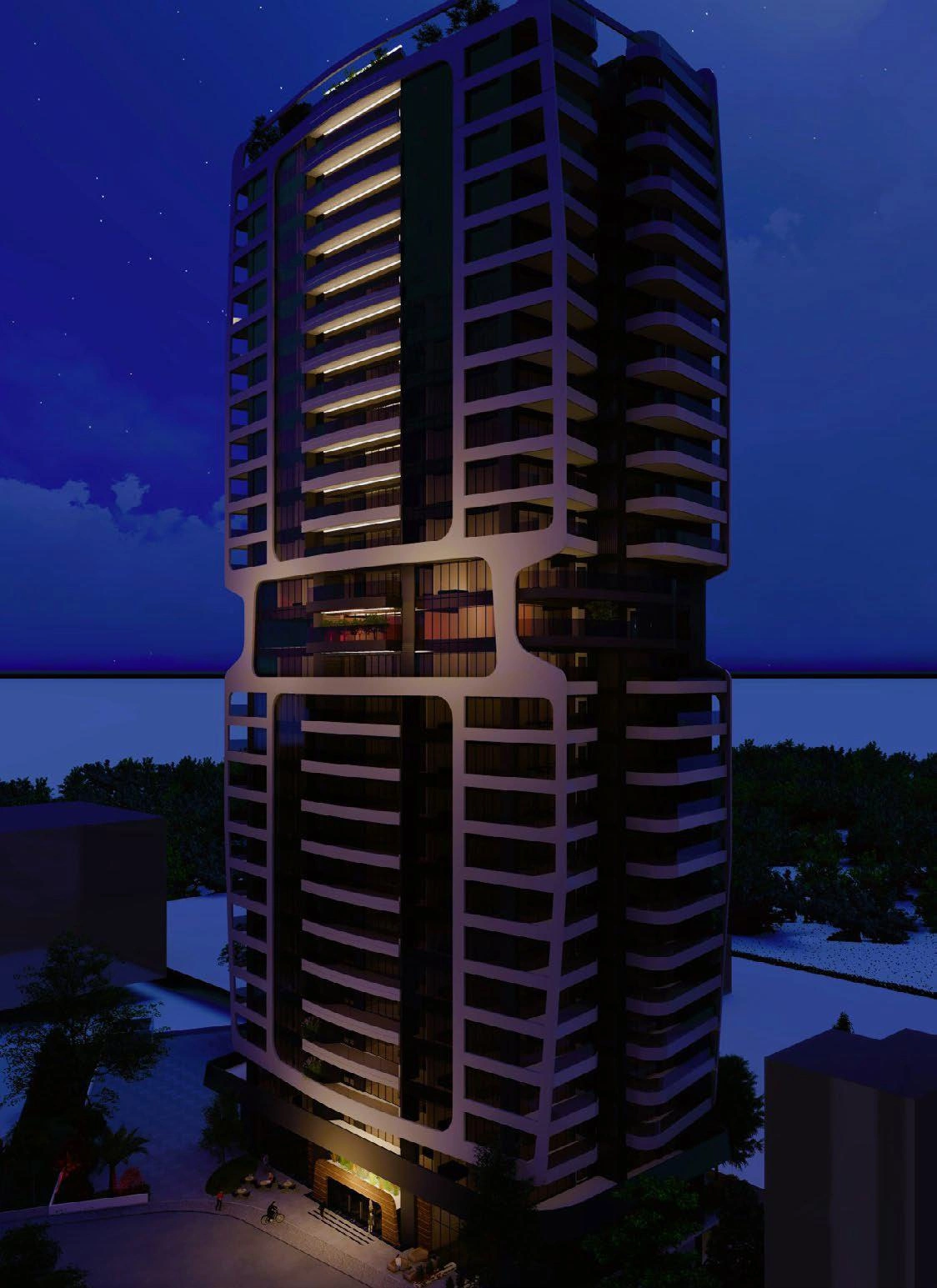 Apartments in a modern residential complex in Nicosia, Cyprus