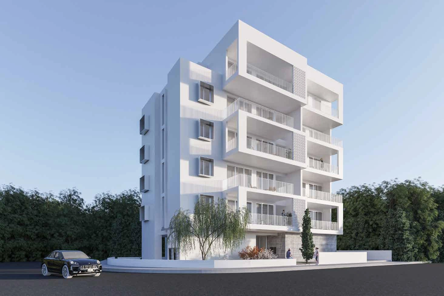 Apartments in a modern residential complex in Nicosia, Cyprus