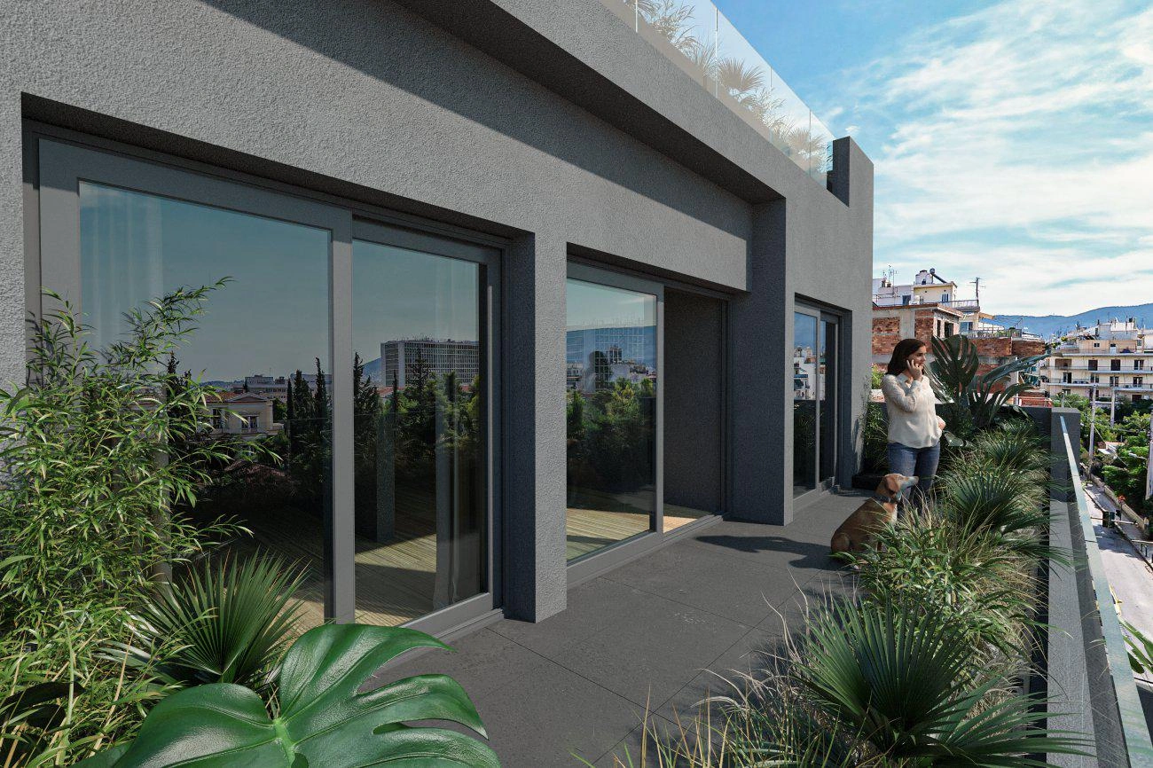 شقق مع إدارة التأجير في أمبيلوكوبي، أتيكا، اليونان