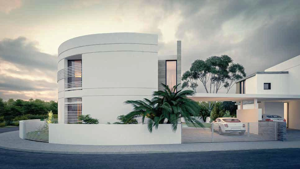 Villas en un nuevo complejo residencial en las afueras de Nicosia, Chipre