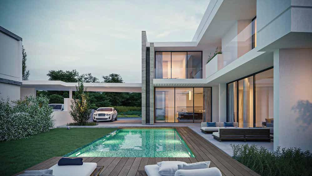 Villas en un nuevo complejo residencial en las afueras de Nicosia, Chipre