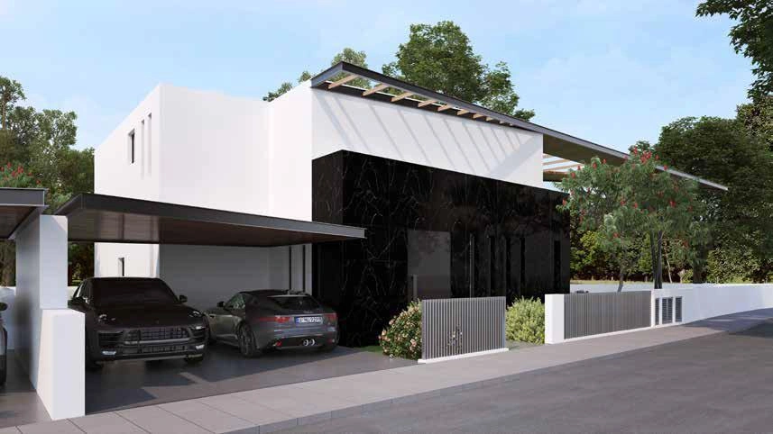 Villas en un nuevo complejo residencial en las afueras de Nicosia, Chipre