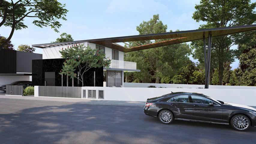 Villas en un nuevo complejo residencial en las afueras de Nicosia, Chipre