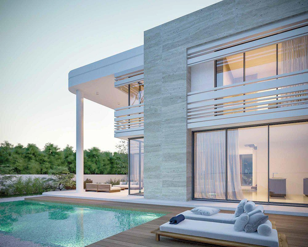 Villas en un nuevo complejo residencial en las afueras de Nicosia, Chipre