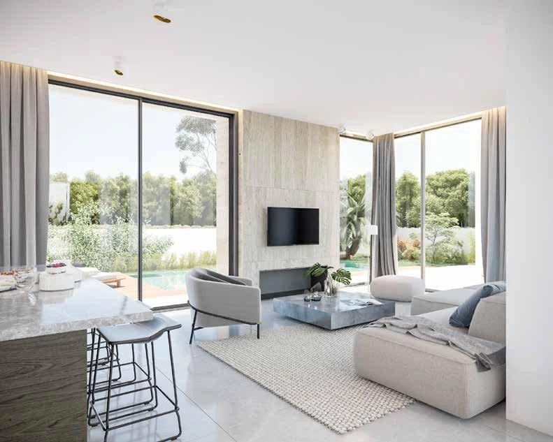 Villas en un nuevo complejo residencial en las afueras de Nicosia, Chipre