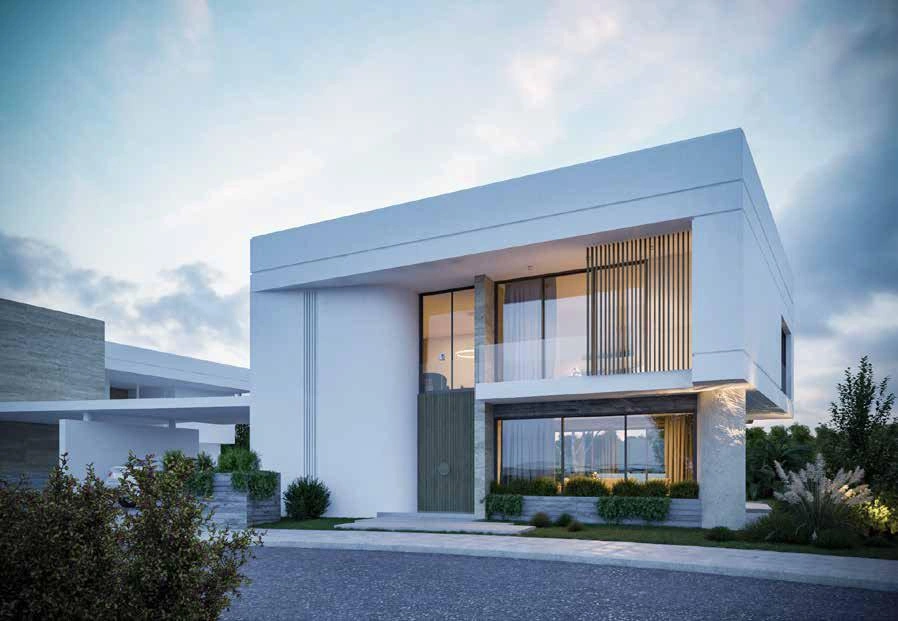 Villas en un nuevo complejo residencial en las afueras de Nicosia, Chipre