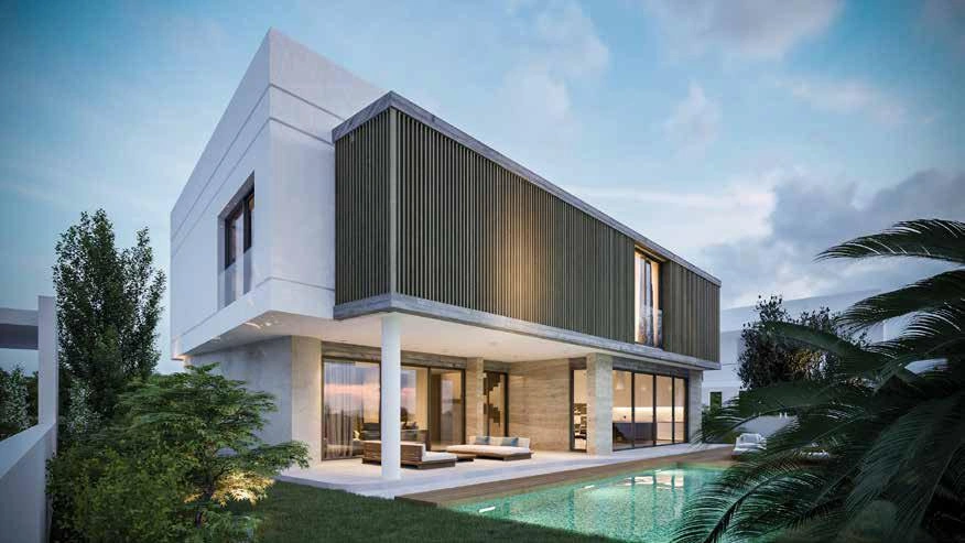 Villas en un nuevo complejo residencial en las afueras de Nicosia, Chipre