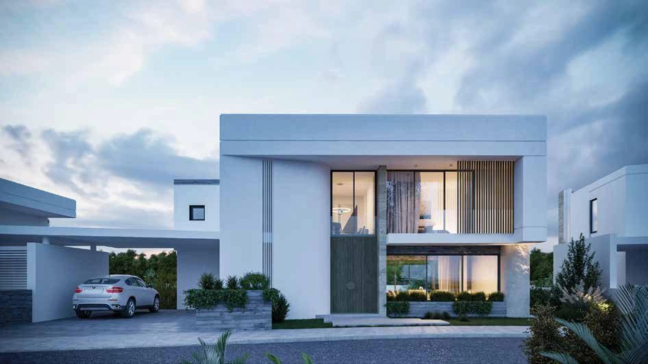 Villas en un nuevo complejo residencial en las afueras de Nicosia, Chipre