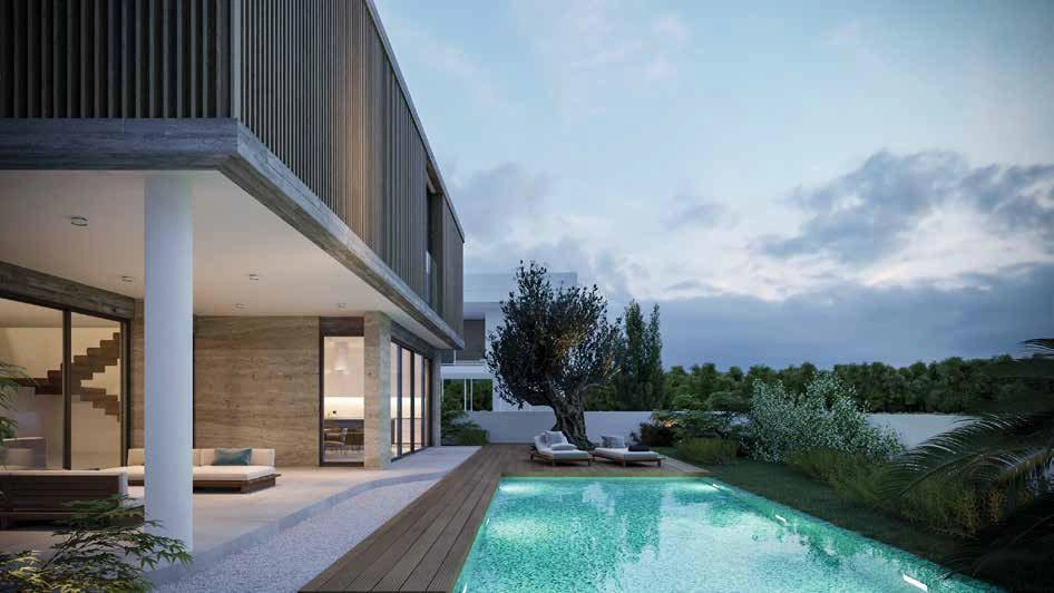 Villas en un nuevo complejo residencial en las afueras de Nicosia, Chipre