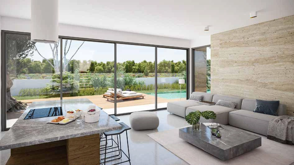 Villas en un nuevo complejo residencial en las afueras de Nicosia, Chipre