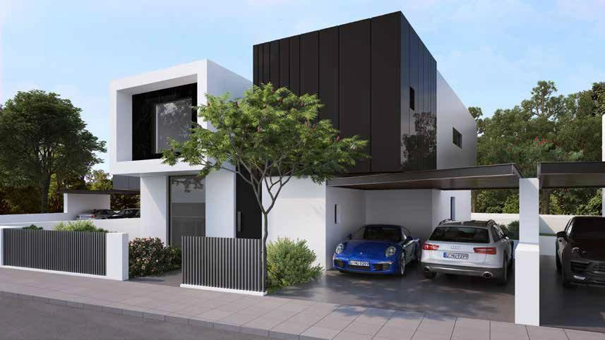Villas en un nuevo complejo residencial en las afueras de Nicosia, Chipre