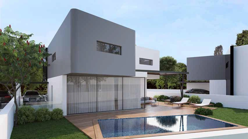 Villas en un nuevo complejo residencial en las afueras de Nicosia, Chipre
