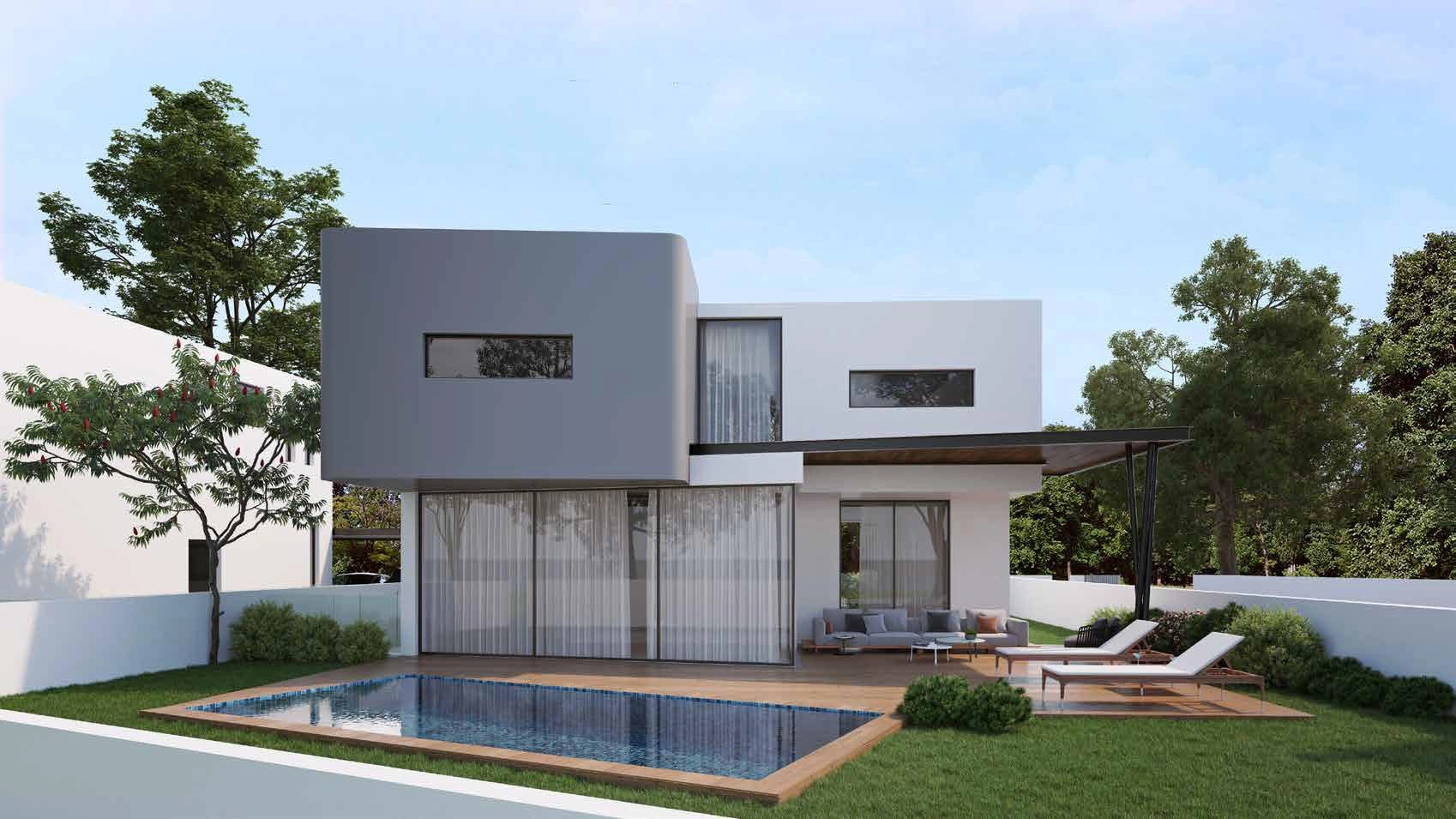 Villas en un nuevo complejo residencial en las afueras de Nicosia, Chipre